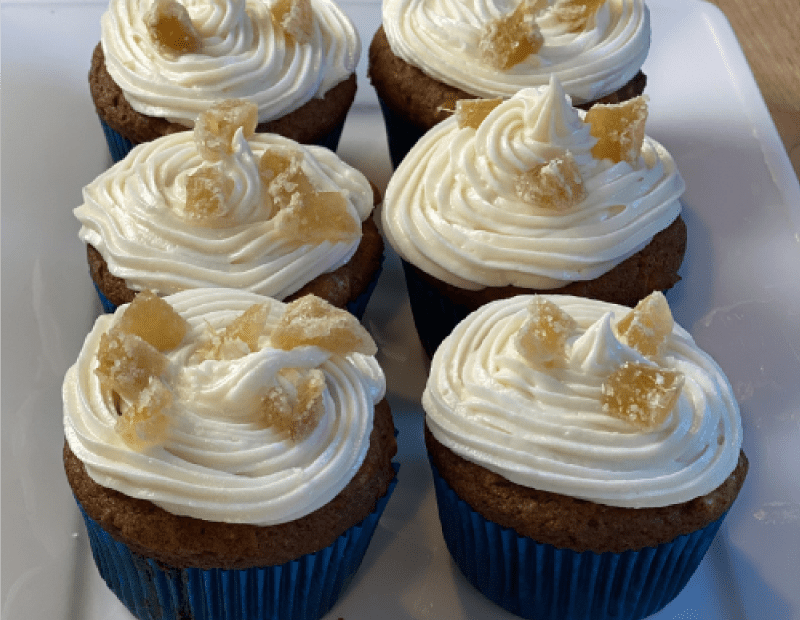 Tiny Chefs - Pumpkin-Ginger Cupcakes